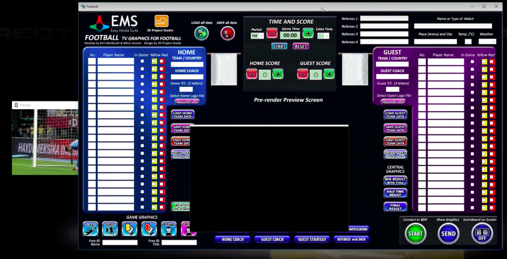 EMS Football Graphics Software